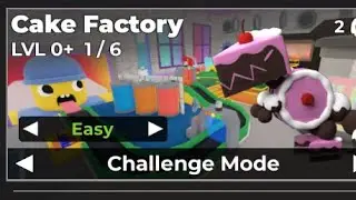 Cake Factory easy mode skin and Boss Preview | Tower Heroes Roblox