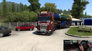 #1 Cars Czech Republic to United Kingdom - Scania | ETS 2 Promods | Logitech G29 | PXN V900