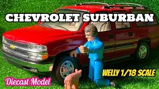 Diecast model  car collection WELLY Chevrolet SUBURBAN 1:18 | H.M.C.C