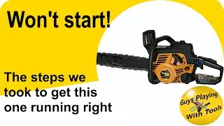 Poulan Pro Chainsaw won't start, the first thing to check worked this time