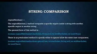 Java - String Handling - Methods #CharAt #equals