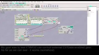 Nord Modular G2 as CV-GATE controller