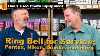 Ring Bell for Service: Pentax, Nikon, Jim Domke, and more