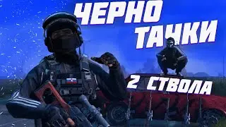 ЧЕРНО, ТАЧКИ, 2 СТВОЛА DAYZ