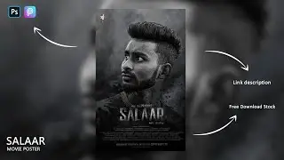 Salaar Movie Poster Tutorial / Photo Manipulation / Photo Editing #salaar