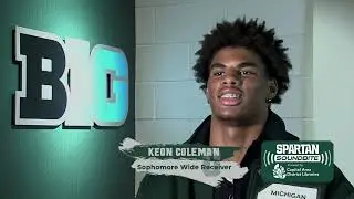 Spartan Soundbite: Dual-sport athlete Keon Coleman explains the difference between his coaches.