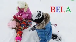 Winter fun | Children in the snow | Зимние забавы | Дети в снегу
