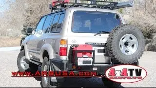 4x4TV Product Review - ARB Modular Rear Bumper on Land Cruiser