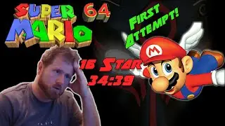 THIS RUN IS MAKING ME INSANE! Super Mario 64 - 16 Star Speedrun [INSANE]