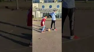 RONALDO COPIED MINI RONALDO!! 