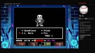 Undertale Sans Battle (no mic)