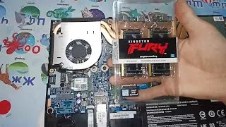 Замена оперативной памяти на ноутбуке GIGABYTE , как поменять оперативную память.