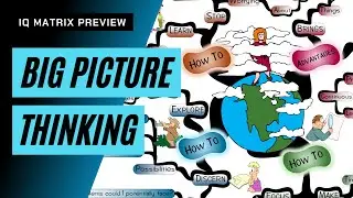 BIG PICTURE THINKING - IQ Matrix Preview | Mind Map (#0503)