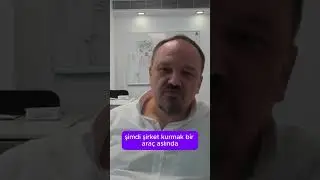 Şirket kurmak amaç değil araç olmalı