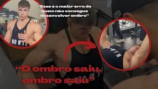 TREINO DE PEITO E OMBRO COM O TIME - PREPARAÇÃO DE UM ATLETA NATURAL