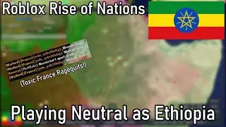 Playing Neutral as Ethiopia! (Roblox Rise of Nations)