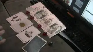 Tarot Solitaire and Dice Tempest Tarot Deck
