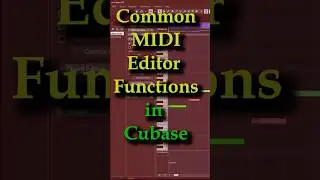 Common MIDI Editor Functions in Cubase