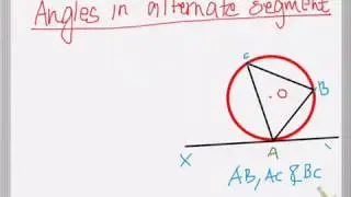 Circle Alternate segment theorem easy concept to understand..