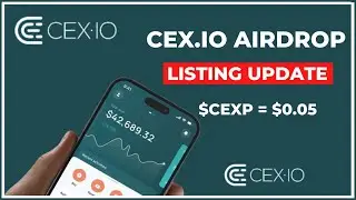 CEX.IO Airdrop || CEXP Listing Update || How To Claim Free CEXP Token #cexairdrop #cexp