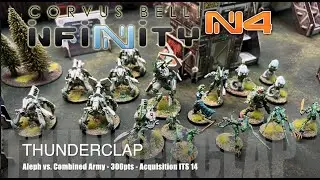 Infinity N4 Battle Report - ITS 14 Aleph  vs. Combined Army