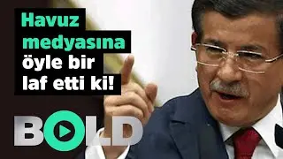 Davutoğlu havuz medyasına öyle bir laf etti ki!