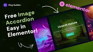 How to Create Image Accordion in Elementor for Free? - King Addons for Elementor