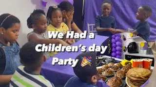 We had a Little party for Childrens Day
