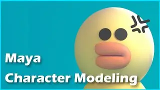 Maya Character Modeling: Sally from Line friend