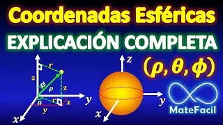 Coordenadas Esféricas ¿Qué son? EXPLICACIÓN COMPLETA
