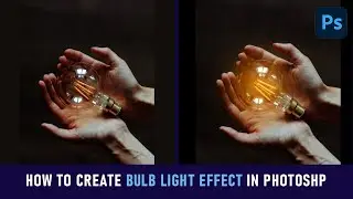 Bulb light effect in photoshop