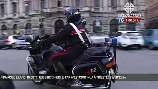 FRA RISSE E LANCI DI BOTTIGLIE E BICCHIERI: IL FAR WEST CONTINUA A TRIESTE | 25/08/2024