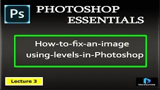 How to fix an image by using levels in Adobe Photoshop in 2020