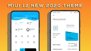 New 2020 Miui 12 Theme Any Xiaomi Device || Best Miui 12 Theme || Unique Tech