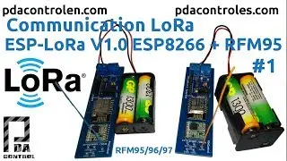 Communication ESP-LoRa V1.0 ESP8266 & Radio RFM95 