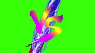 versus animation | green screen | 4k video