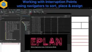 EPLAN Electric P8: Interruption Points (sorting, placing & assigning) 