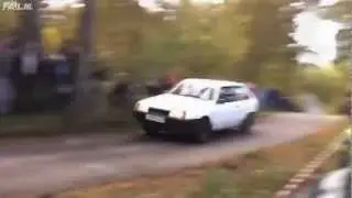 Ford Escort vs VAZ аварии на гонках