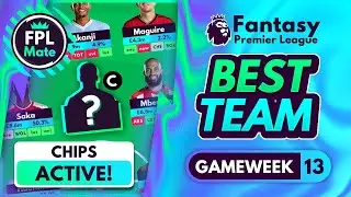 FPL GW13 BEST TEAM! | Top Transfer Targets for Gameweek 13 | Fantasy Premier League 2023/24