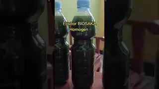 Elisitor BIOSAKA diremas pakai perasaan.Homogen Sempurna 