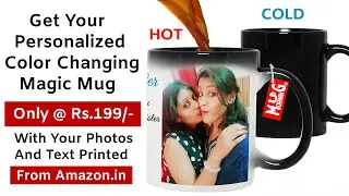 Magic Mug Video - Color Changing Mug Printing - Personalize With Your Photos and Text