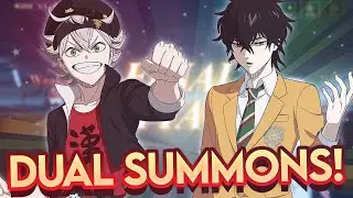First Ever Black Clover Mobile Dual Summons!
