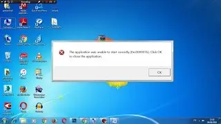 Full and final solution to fix error 0xc000007b all windows 7,8,10 Windows 7 ( 32 bit/64 bit)