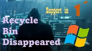 Recycle bin icon not shown in Windows