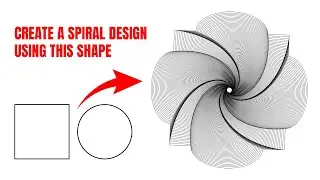 How To Make A Spiral Design In Photoshop || Create Custom Shapes In Photoshop.