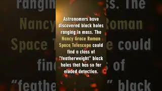 NASA’s Roman Mission Will Hunt for Primordial Black Holes - Roman Space Telescope #shorts