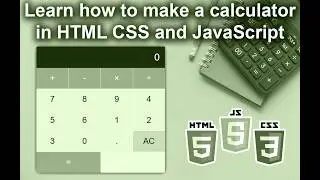 How to Make a Calculator in HTML, CSS, and JavaScript 