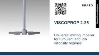 EKATO VISCOPROP 2-25 - Impeller for turbulent and low viscosities