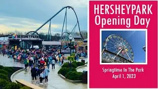 Hersheypark Opening Day 2023!! Coasters, Wildcat’s Revenge, and all things Hersheypark Happy!