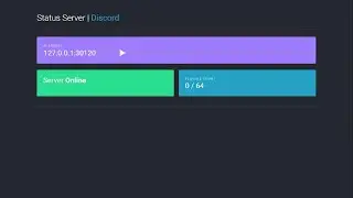 STATUS SERVER WITH WEBSITE | FIVEM | FREE